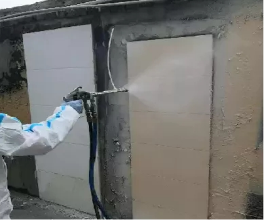 丙烯酸鹽噴膜防水材料, 施工工具, 質量保證
